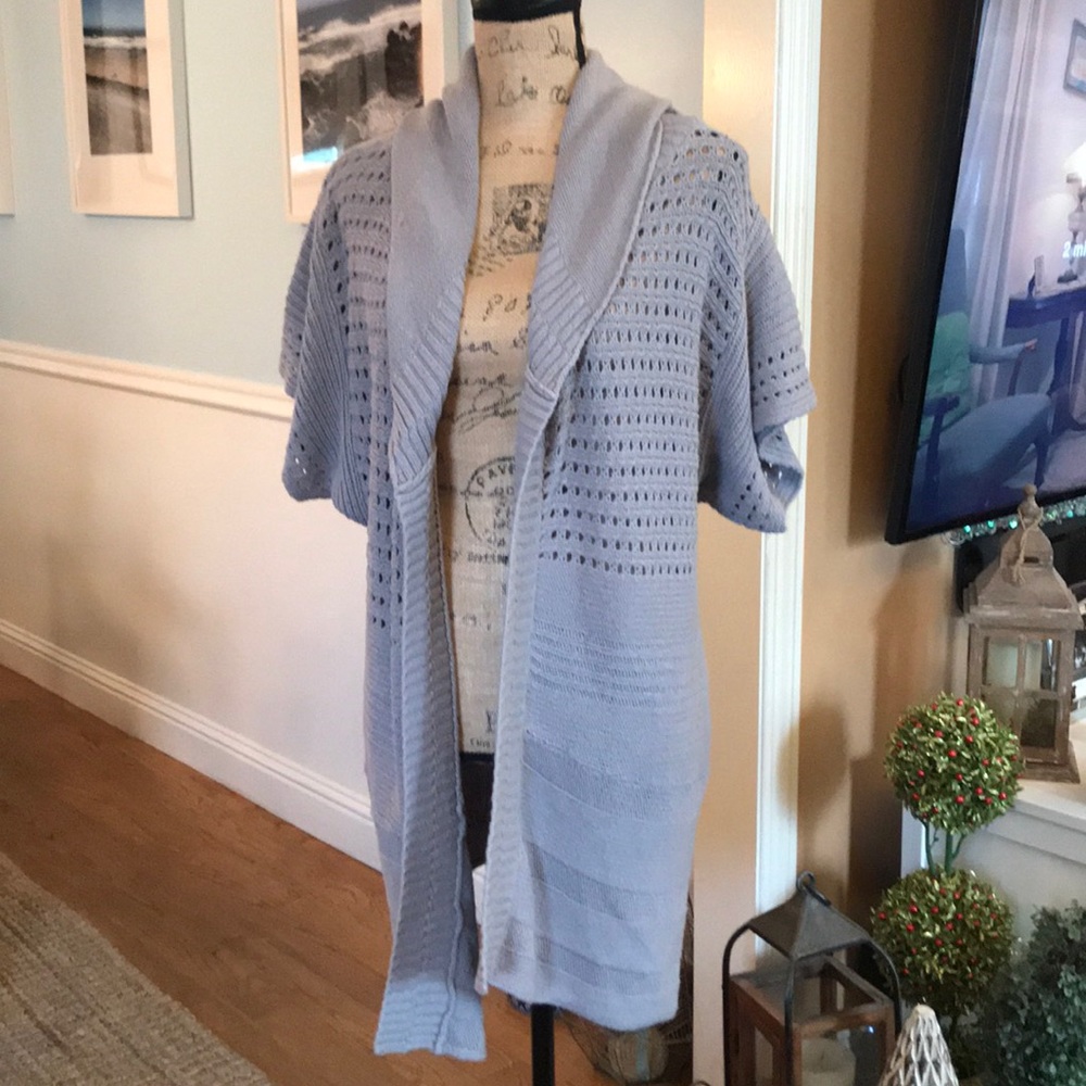 Gray open sweater by hinge size XSmall